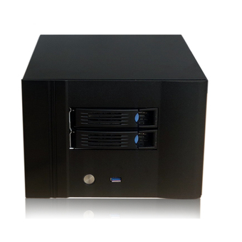 e-Netdata NAS Desktop 2 Hot-swap Case with Flex 270W &amp; 2 SATA