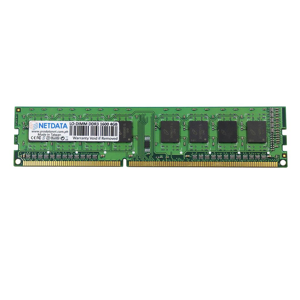 e-Netdata DDR3 1600MHz 4GB LO-DIMM